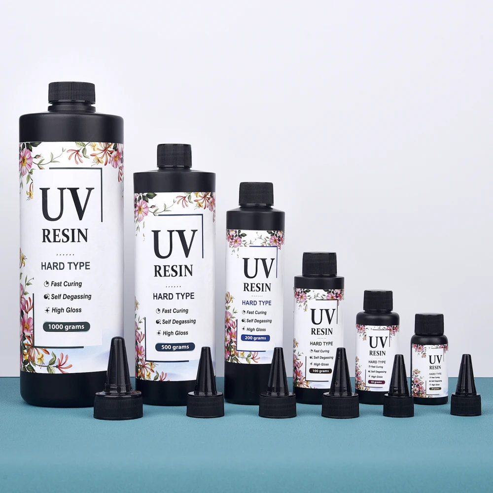 See91075d2cb742b99dd50d37080aa5f79 UV Epoxy Resin Glue UV Lamp 20/50/100/200/500/1000g DIY Jewelry Making UV High Transparency Fast Drying High Hardness UV Resin
