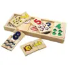 Self-Correcting Number Puzzles Developmental Toys Wooden 20 Pieces, Great Gift for Girls and Boys -  3, 4, 5 Year Olds 6
