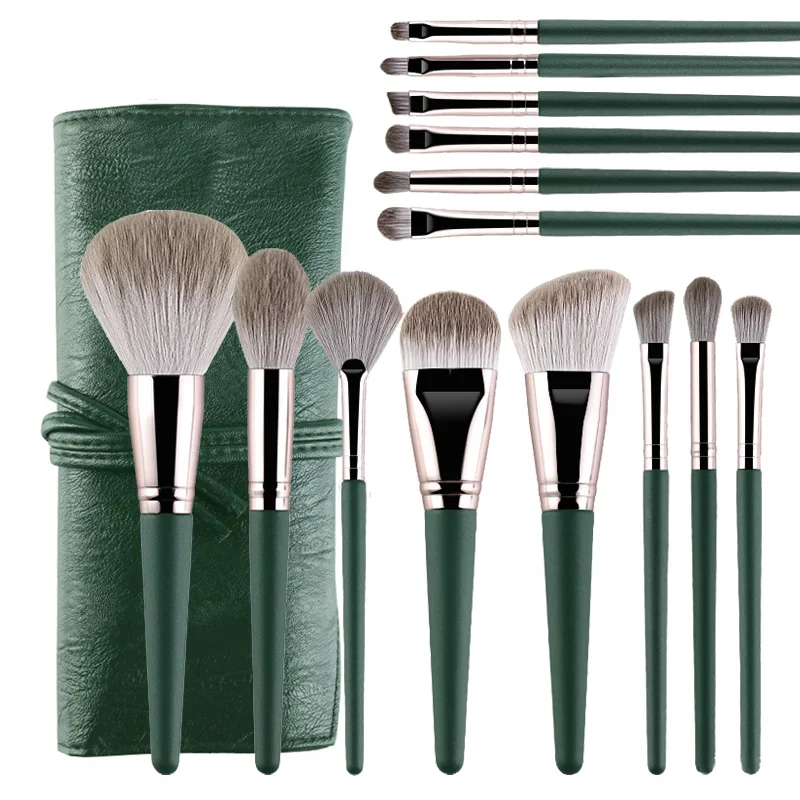 14-Piece Soft and Fluffy Makeup Brush Set