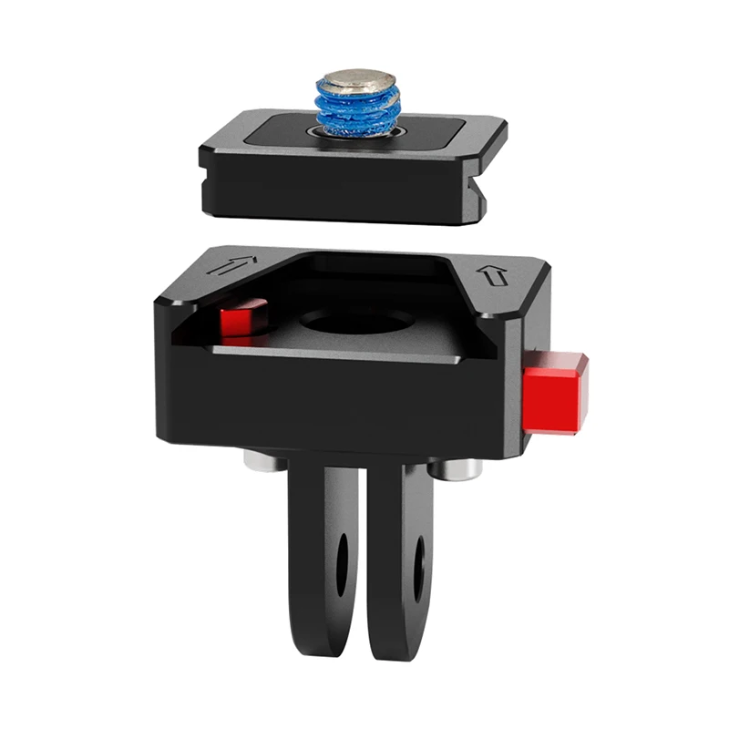 Push-Button Lock Universal Mini Quick Release Clamp Plate 1/4" Screw Tripod Mount Adapter – Detail 17
