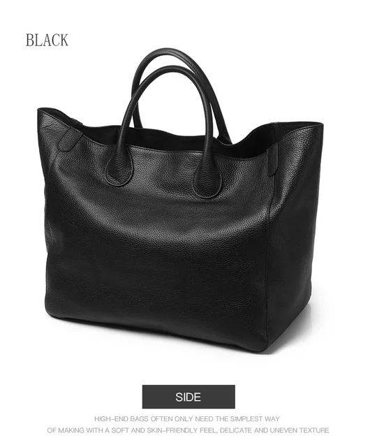 Borsa In Vera Pelle Donna - Tracolla Grande Capacità - Foto 8