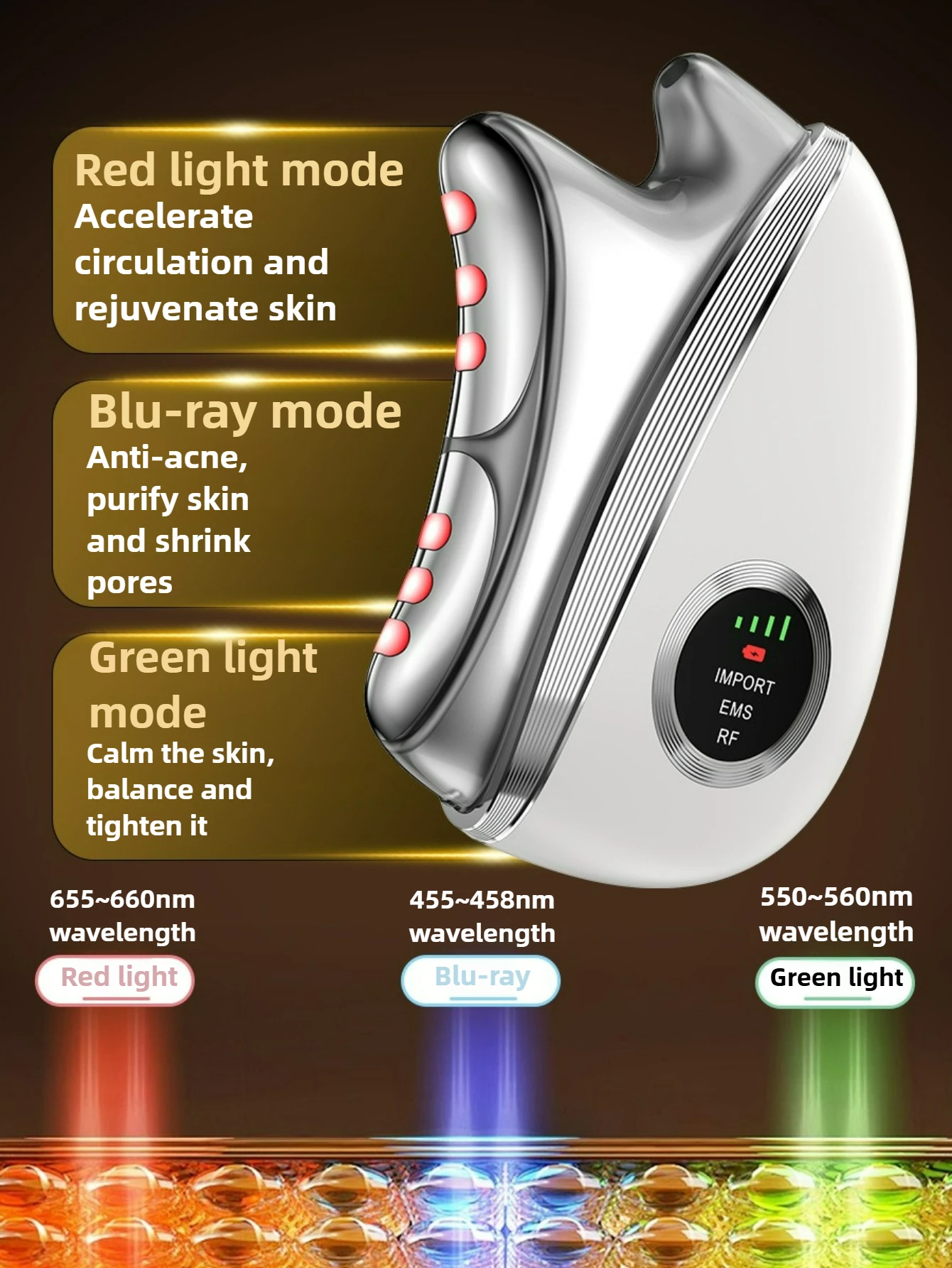 Portable Electric Gua Sha Device Microcurrent Face Massager Bianshi Scraping Board Set for Skin Rejuvenation and Relaxation Home