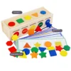 Toys Color&Shape Sorting Learning Matching Box for Baby Toddlers 1-3 Year Old,B 3