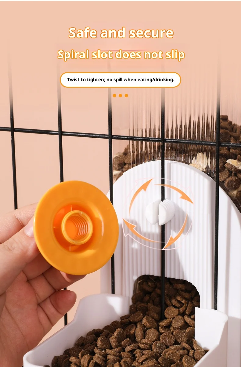 520ML Automatic Water Bottle for Rabbits Dutch Pigs Chinchillas & Hedgehogs Silent Large Capacity Pet Waterer Refill Feature