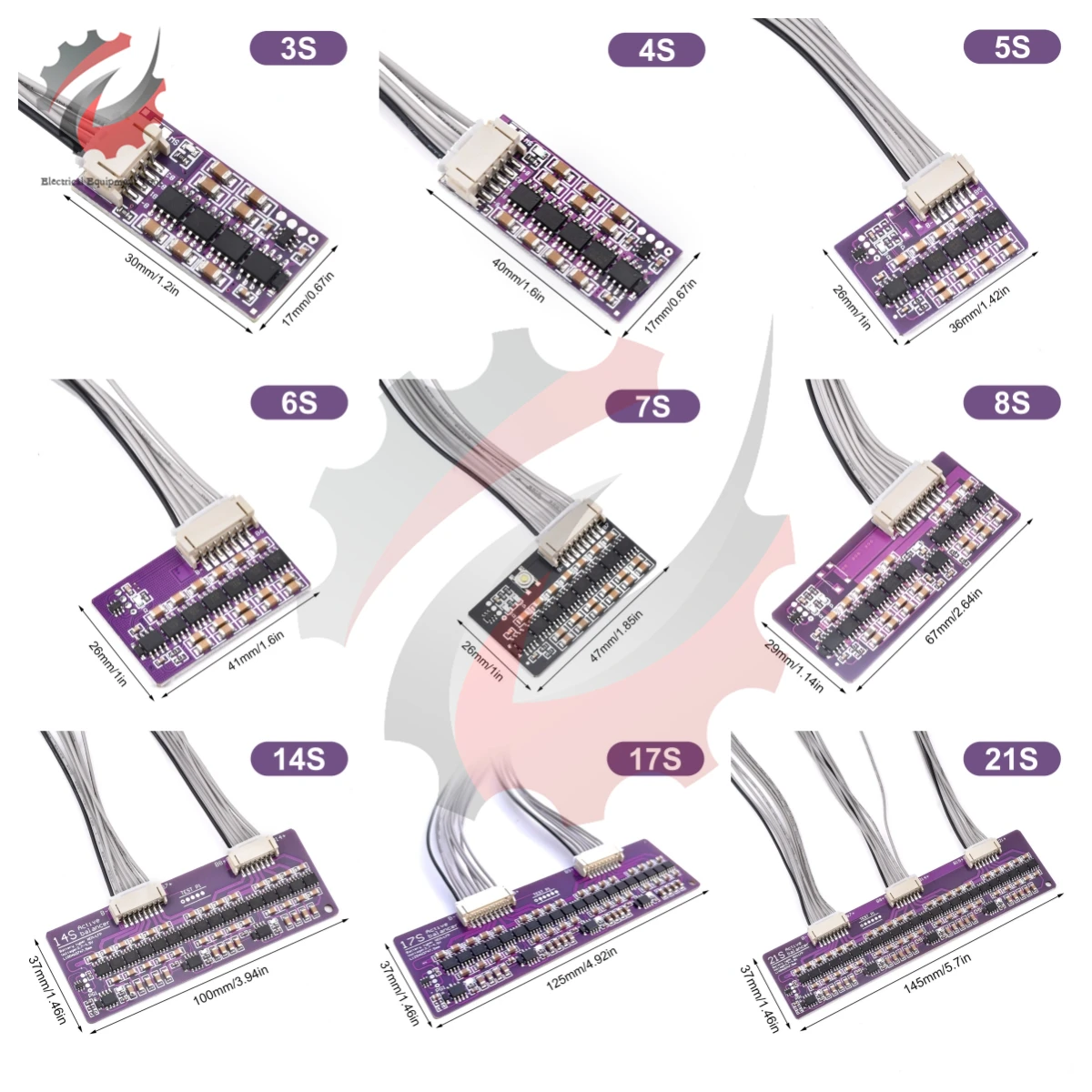 Li-Ion Balancer TECNOULAB 6S 1.2A Lithium Akku Balancer - Active Equalizer Für Li-Ion Lifepo4 Aktiver Balancer