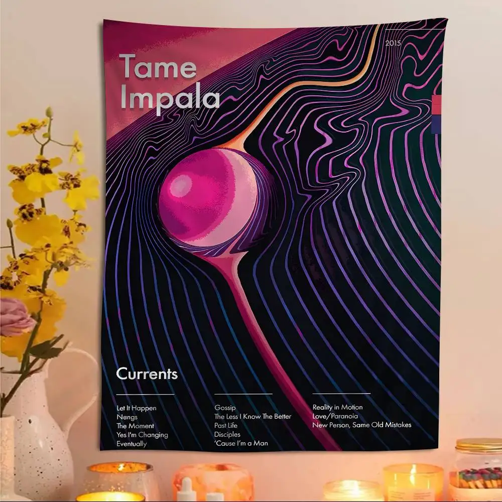 T-Tame I-Impala DIY Wall Tapestry Art Science Fiction Room Home Decor Wall Art Decor