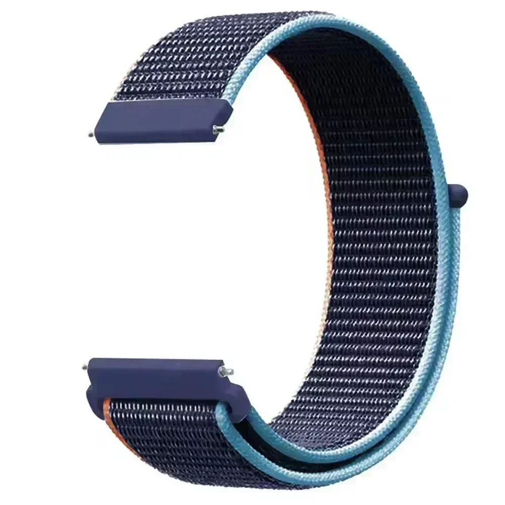 Nylon Sports Braided Loop Watchband Strap - 20/22mm