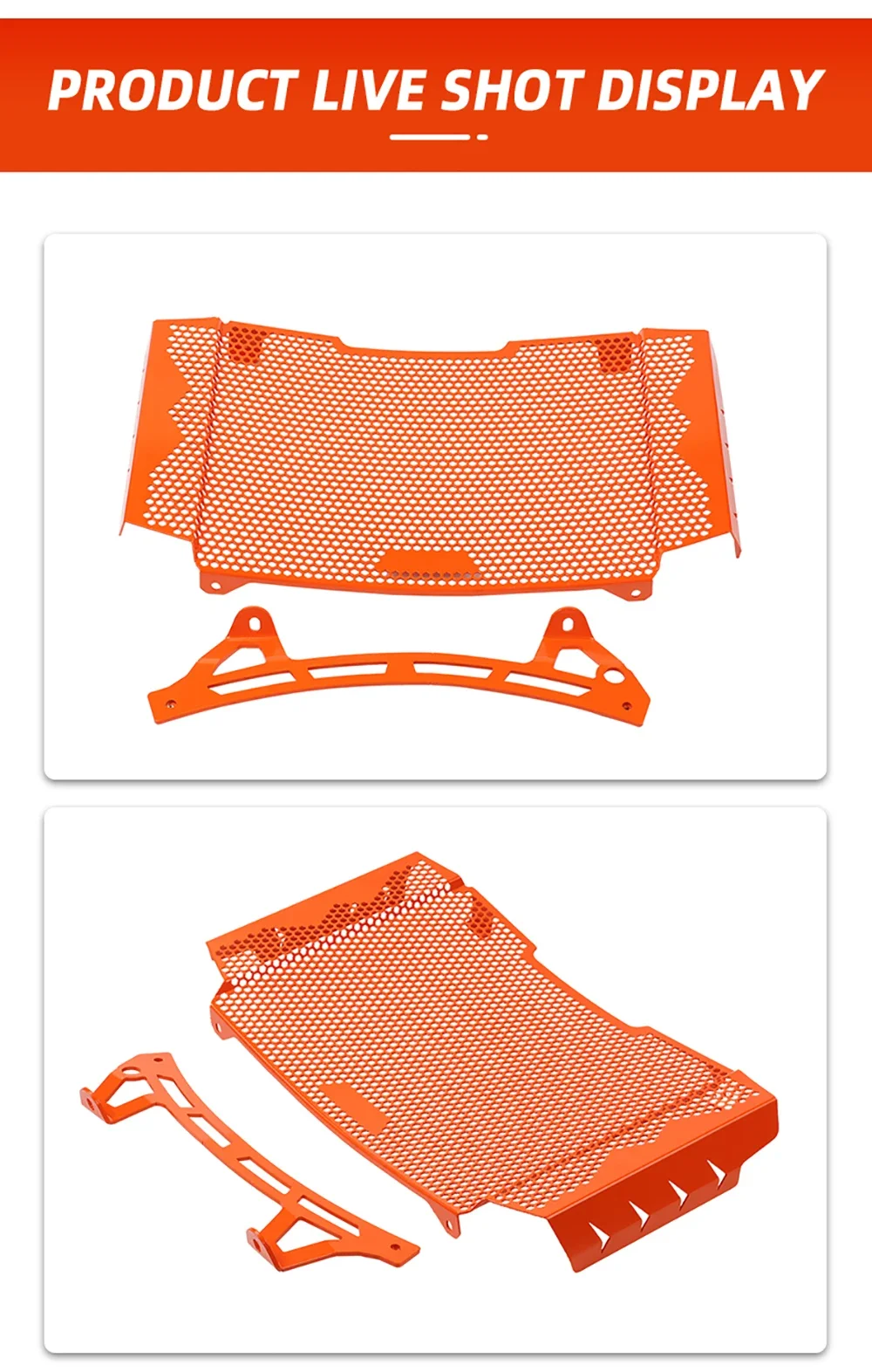 Griglia Radiatore In Alluminio Per KTM 890 Duke/R 2020-2022 | Protezione Da Sassi