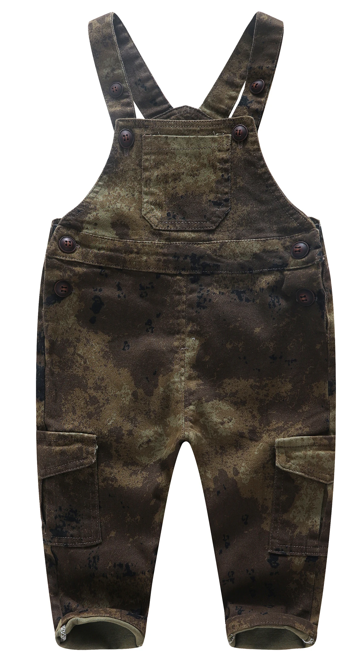 Kidscool Space Battle Fatigues Amy Green Cotton Canvas overalls