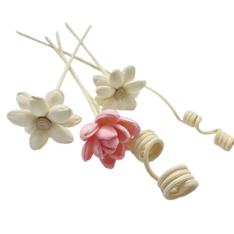 Description Picture 2 of itemArtificial Flower Rattan Sticks Set Fireless Fragrances Reed Stick Essential Oil Aroma Diffuser Sticks Diy Ornaments Home Decor