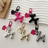 Jelly Balloon Dog Design Keychain for Women, Cute Girls Key Chain, Key Chains Accessories for Car Keys 1