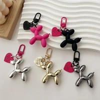 Jelly Balloon Dog Design Keychain for Women, Cute Girls Key Chain, Key Chains Accessories for Car Keys 1