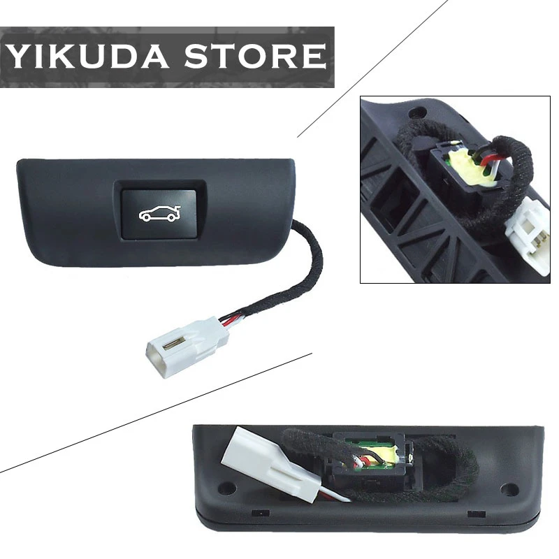 Car Trunk Lid Electric Unlock Push Button Dc 12v For Toyota Crown Camry