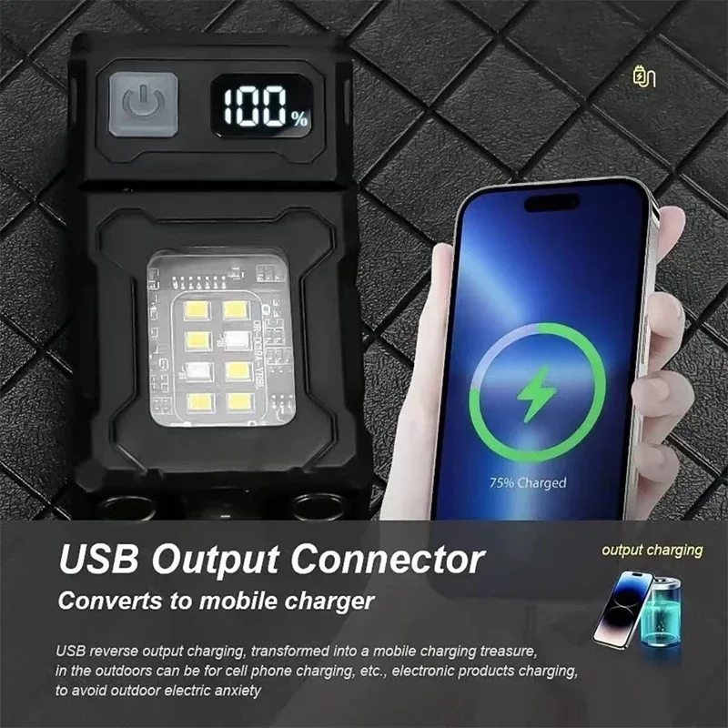 미니 USB 충전식 LED 손전등: 야외 활동의 필수품