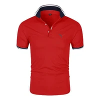 2025 hommes nouveau Sport taureau modèle Six couleurs polos col montant respirant Sport T-shirt été mode à manches courtes 6