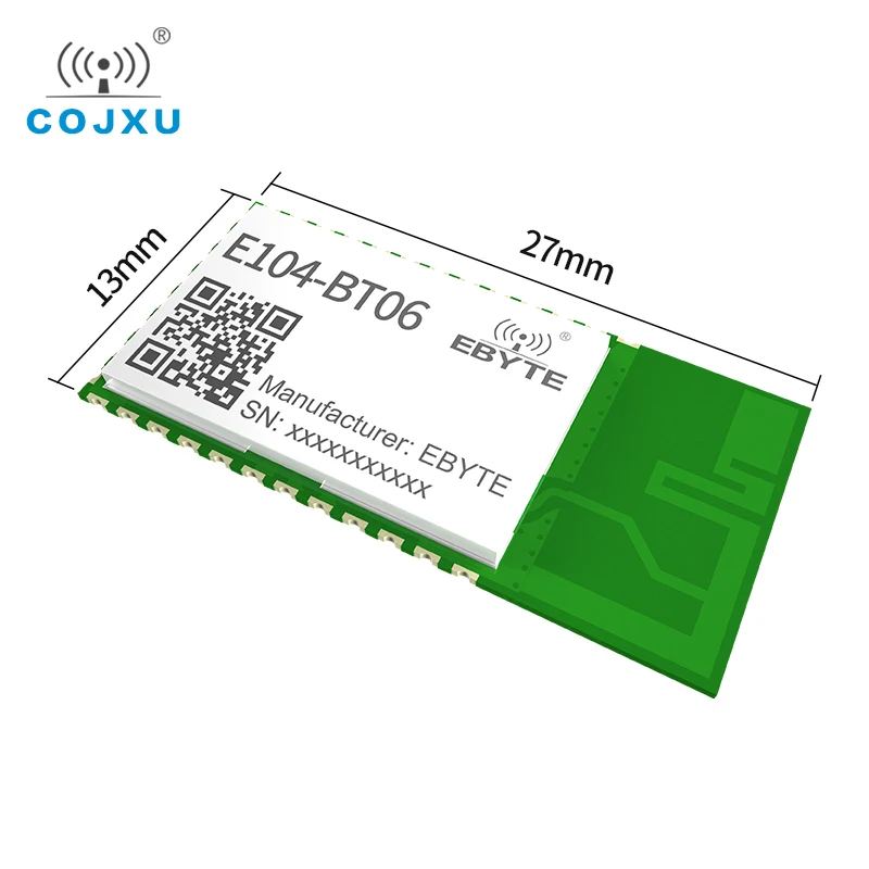 E104-BT06 블루투스 무선 모듈, BLE4.2, 2400-2483.5MHz, 3dBm, 80m 범위, 3.3V UART GPIO BLE 모듈, 4 개
