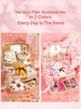 JOVOW Children's Hair Accessories Storage Box Hair Hoop Hair Clip Leather Band Baby Headband Hair Clip Jewelry Box Girl Headwear 3