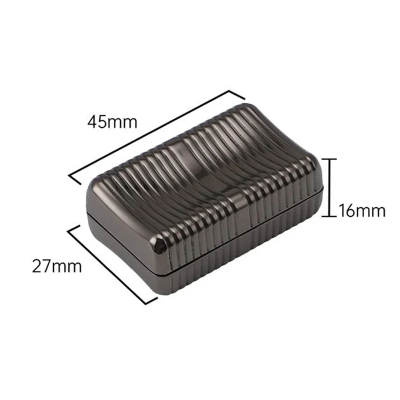 EDC Fidget Slider Roterende Metalen Zeep Anti Druk Sensorisch Speelgoed Focal Table Speelgoed Met Zachte Magnetische Schuifrege