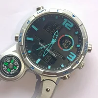 Unisex Backpackers Climbing Watch with Carabiner Hook Analog Quartz Pocket Watch for Men Women Mountaineering Outdoor Sports