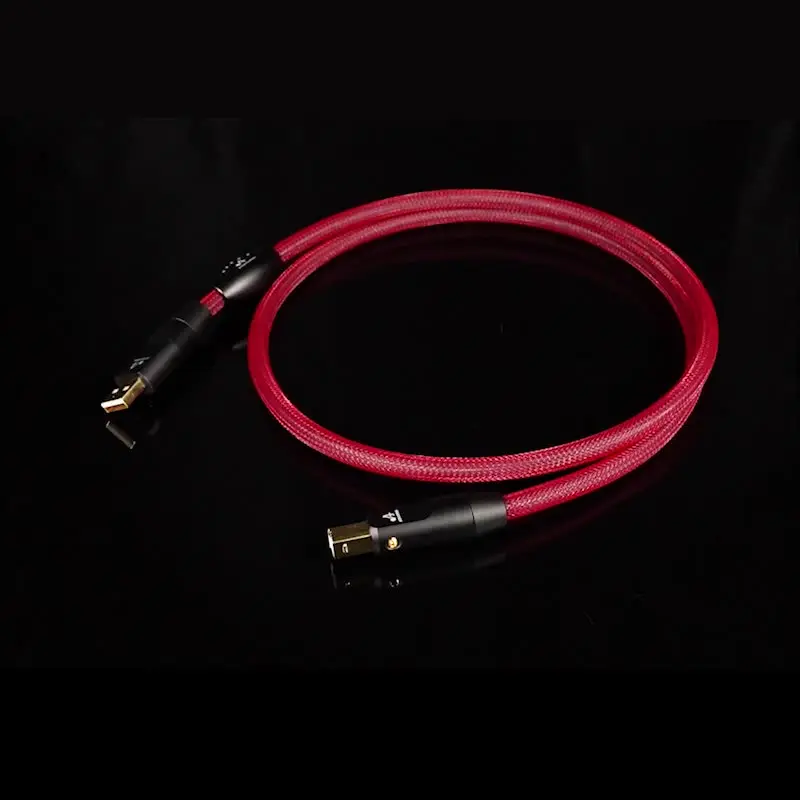 6N Чистый Серебряный Hi-Fi USB Аudio Кабель A-B Type C