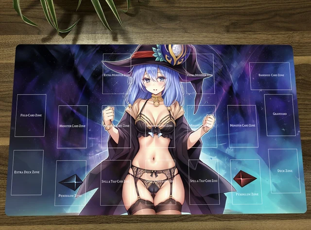 YuGiOh Gishki Ariel TCG CCG Mat Trading Card Game Mat Playmat Table Desk Playing Mat Mouse Pad 60x35cm Mousepad Bag