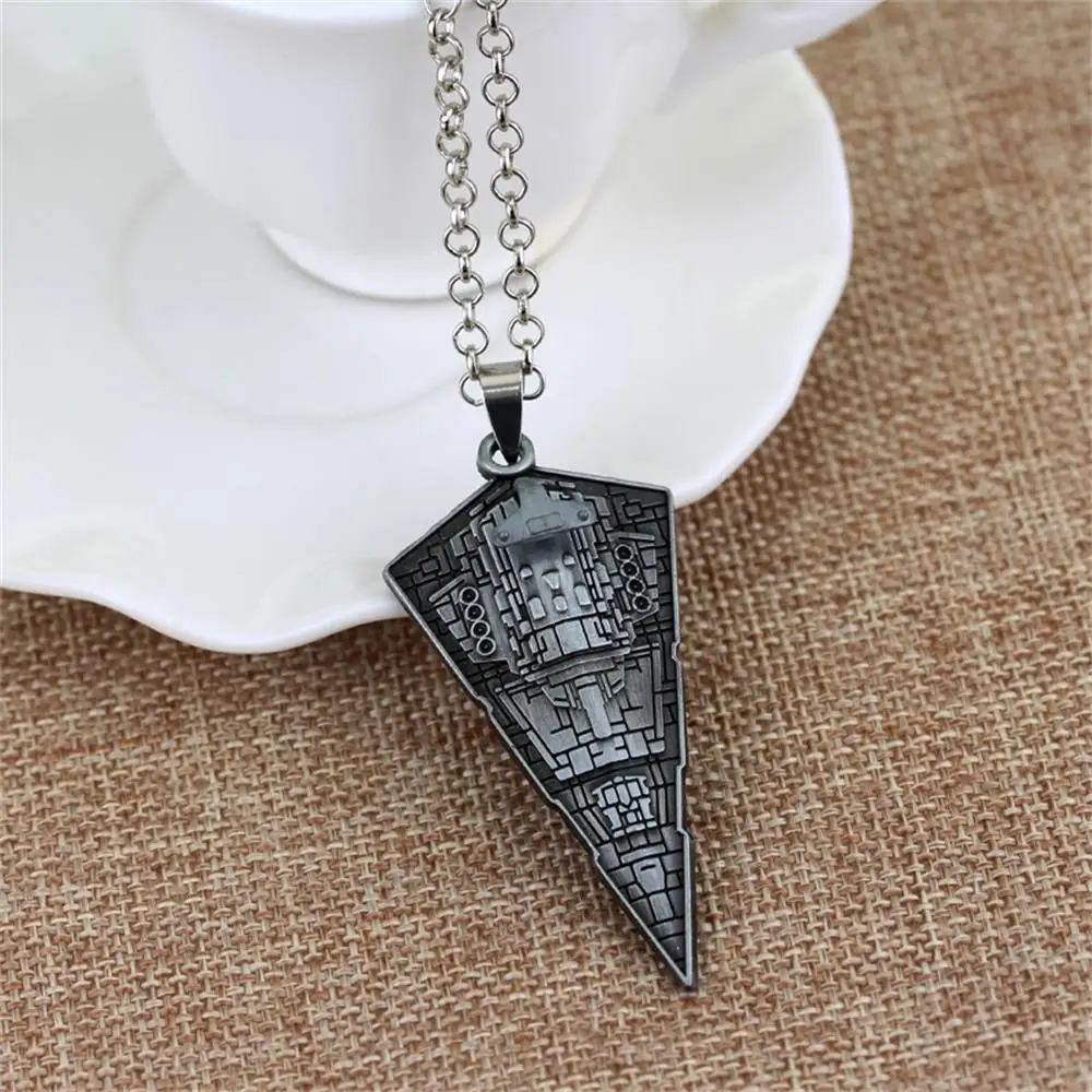 Collana Star Wars Astronave Stella Distruttore Ciondolo In Metallo Collo Catena Collare Cosplay Gioielli Vintage Decorazione Accessori Regalo