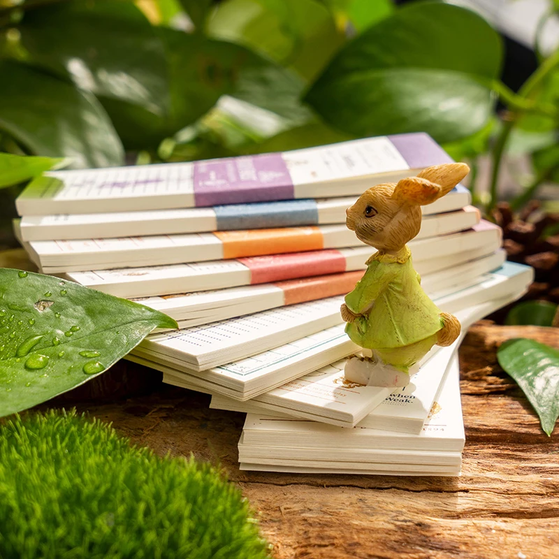 30 pcs Long note Memo Pad hot gold fantasy fairy tale ledger material paper message can be written flower fairy  6 models 4