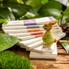 30 pcs Long note Memo Pad hot gold fantasy fairy tale ledger material paper message can be written flower fairy  6 models 4