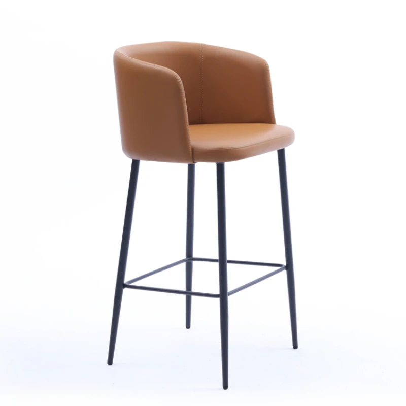 

Island High Bar Chairs Nordic Metal Restaurant Counter Luxury Bar Chairs Outdoor Modern Barkrukken Library Furniture YN50BC