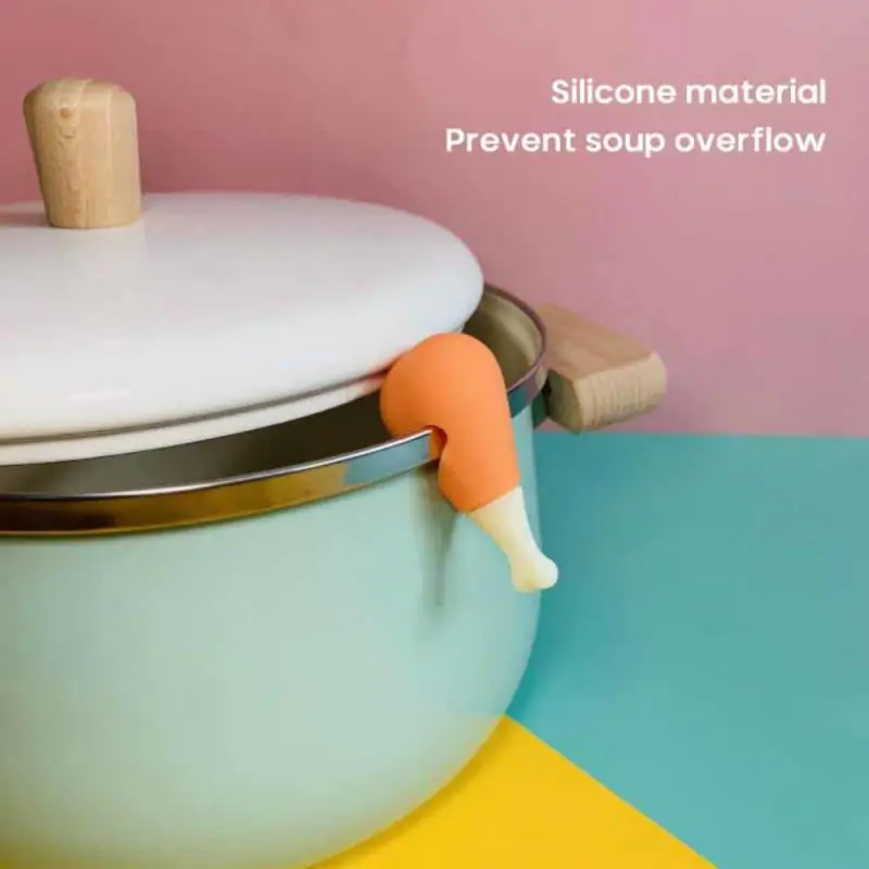 

Silicon Spill Preventer Creative Kitchen Supplies Innovative Anti-spill Actual Heat Safe Spill Preventer Kitchen Gadgets Unique