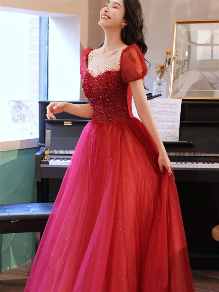 Clothing Red Tulle Skirt In Summer Flowy Skirt Summer Maxi Skirts