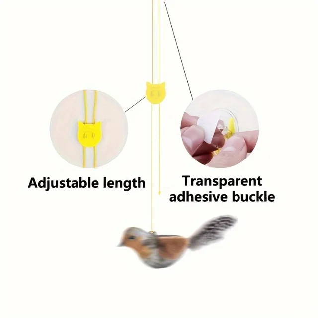 Automatic Chirping Cat Toy - Motion Activated with Catnip & Feathers, Chew-Proof Interactive Pet Game for Indoor Kittens 6