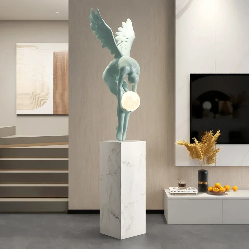 Luminous Wing Figure Statue 5
