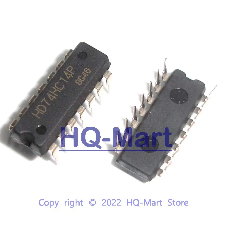 5PCS 74hc14 SN74HC14D Inverseur, 6 élements, HC, 5.2mA 2 → 6 V SOIC SOP14 - Foto 5
