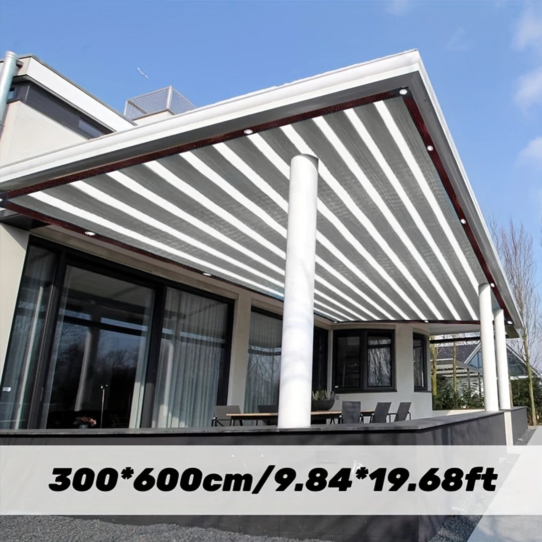 The Courtyard Sunshade Net Has a Super-Dense Weave for Good Sun Protection Effect The Breathable Layer Ensures No Sultriness. T
