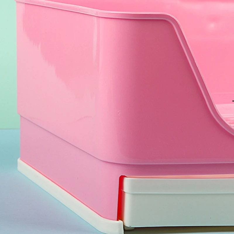 

Rabbit Pet Litter Box Tray Large Size Rabbit Litter Pan with Removable Drawer for Small Animal Bunny Ferret