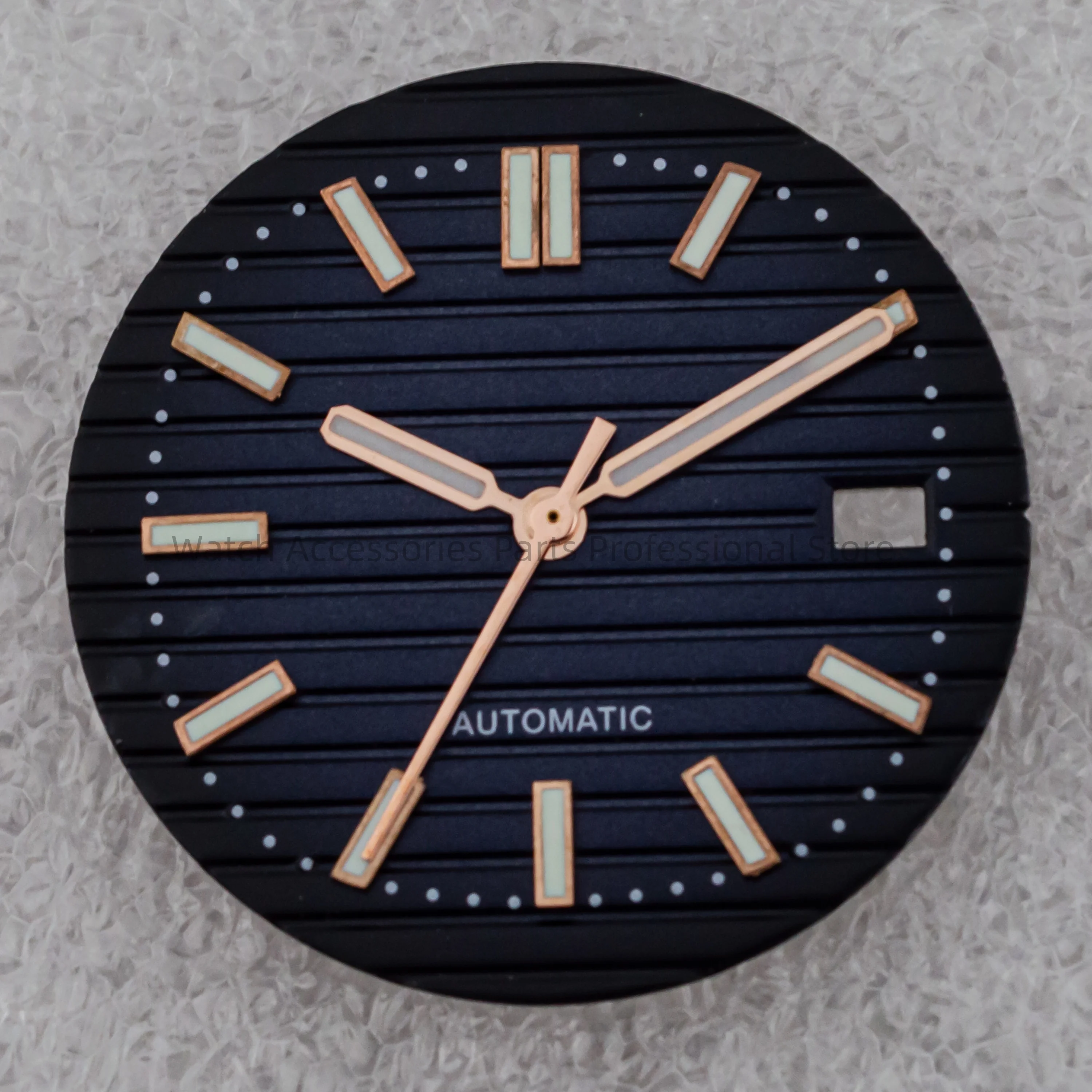 Green Luminous Dial and Hands Mod Parts for 32mm Mechanical Watch