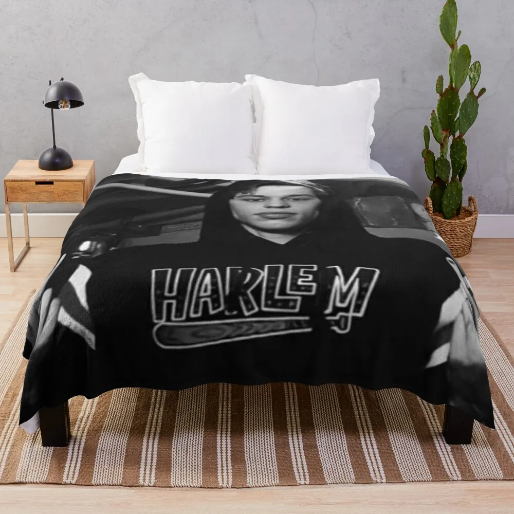 

pete davidson harlem Throw Blanket bed plaid Flannel Fabric Summer Bedding Blankets throw blanket for sofa