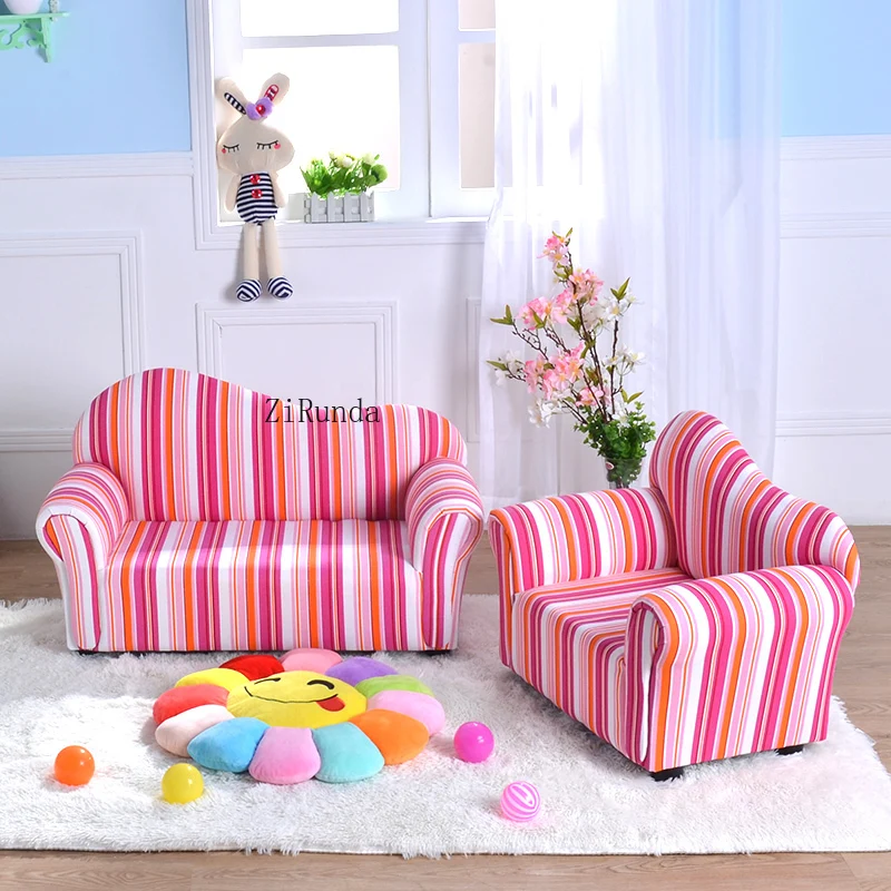 ~Y Children's Sofa Baby Fabric Double Sofa Chair Kindergarten Combination Cartoon Small Children's Chair