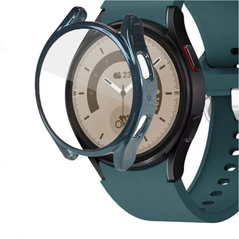 Durable TPU Full Screen Protector Bumper for Samsung Galaxy Watch - Soft Protective Case