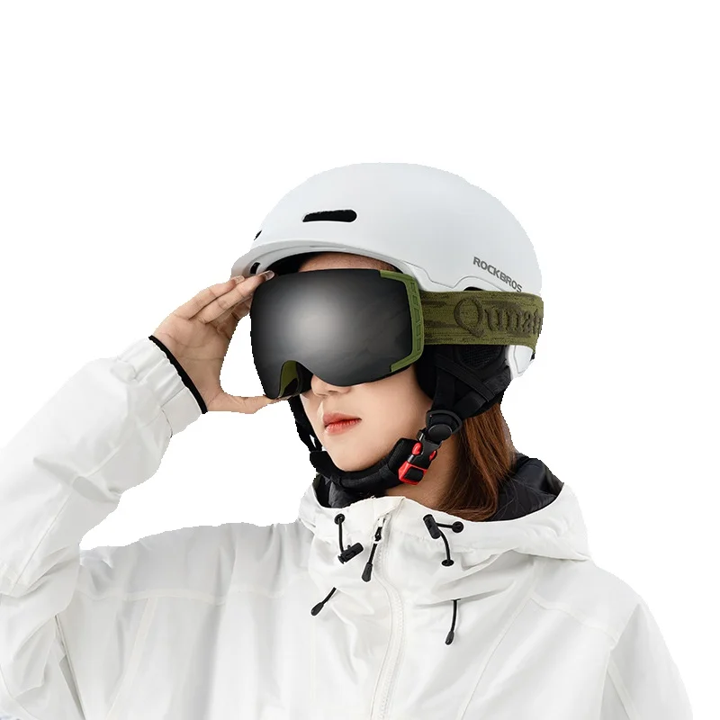 Tuoyequ Ski Dubbellaags Anti-condens Sferisch Gezicht met Myopie Bril Volwassen Mannen en Vrouwen Outdoor Winddichte Bril_voghion.com