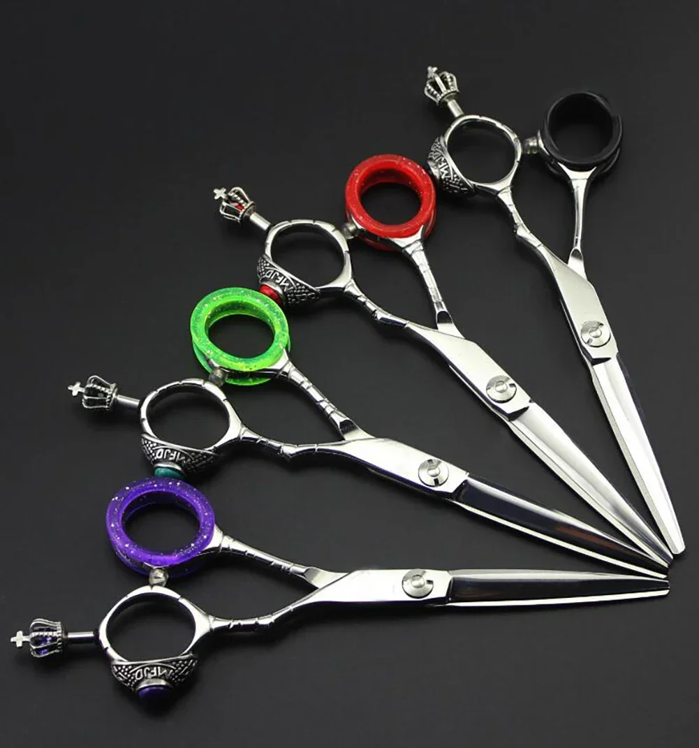 5PCS Finger Rings Pet Scissor Silicone Finger Rings Hairdressing Scissor Silicone Finger Ring Pet Scissor Colored Finger Ring