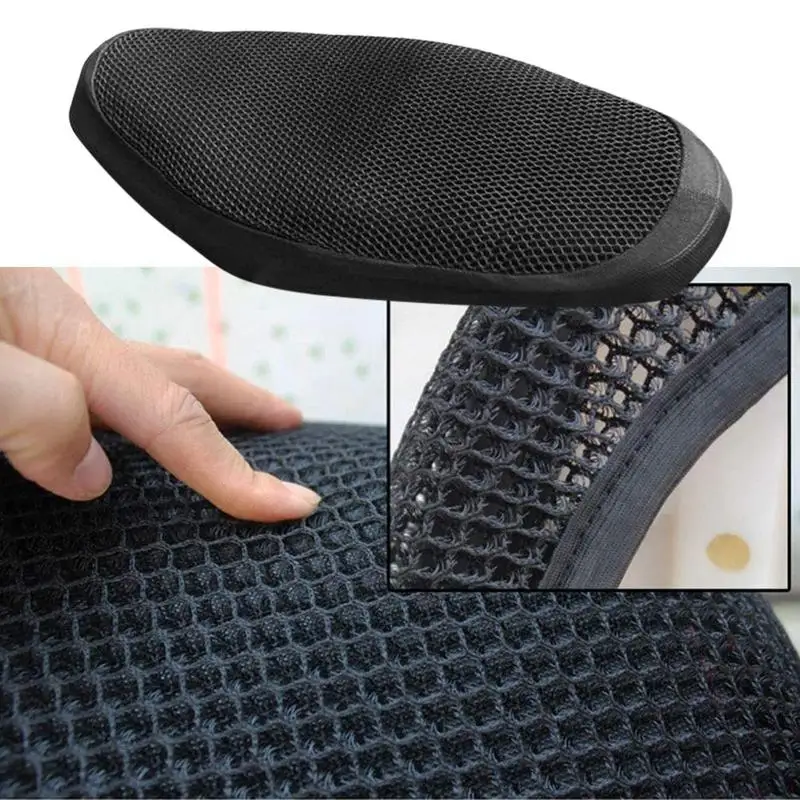 Motorcycle Cool Seat Cover Anti-Slip Cushion Mesh NetUniversal Summer Electric Vehicle Sun Protection Seat Cushion For Bike