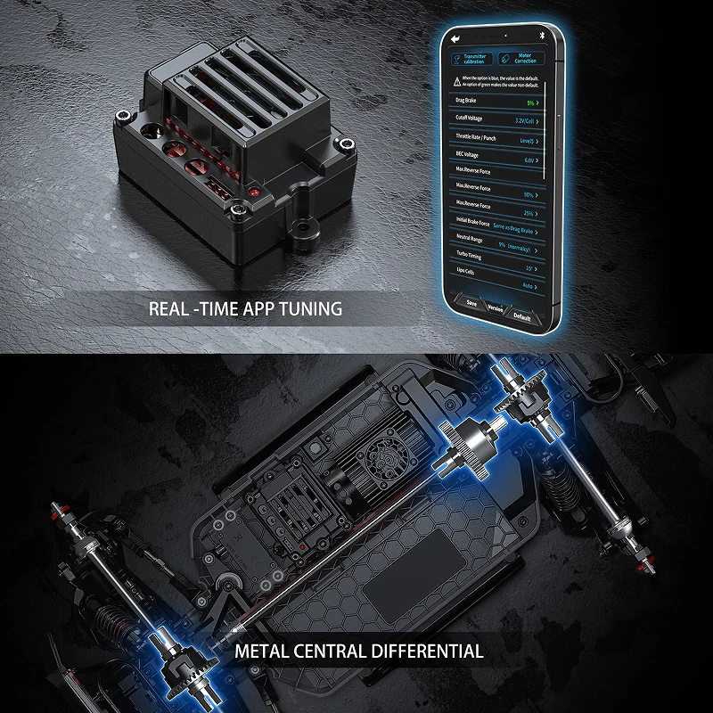 New MJX Hyper Go 10208 1/10 Brushless RC Car 2.4G 4WD 80KM/H High Speed Off-Road Vehicle Remote Control Drift Monster Truck Toys 5