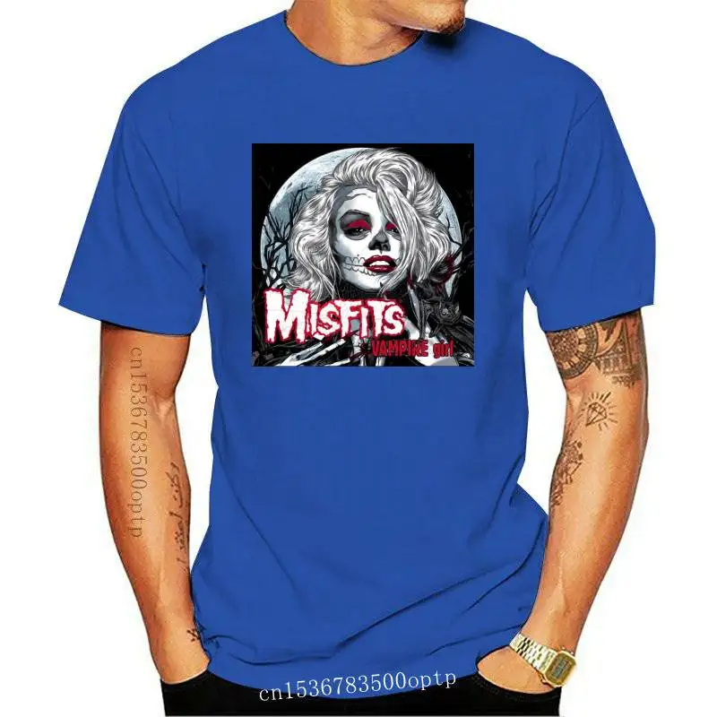 

Новая футболка Misfits, оригинальная Мужская черная футболка с логотипом скелета и черепа (2)-4735D