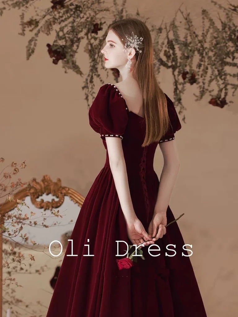 Velvet Ribbon Sash Burgundy - Wedding Dresses, Evening Wear and Party  Clothes by Alie Street.