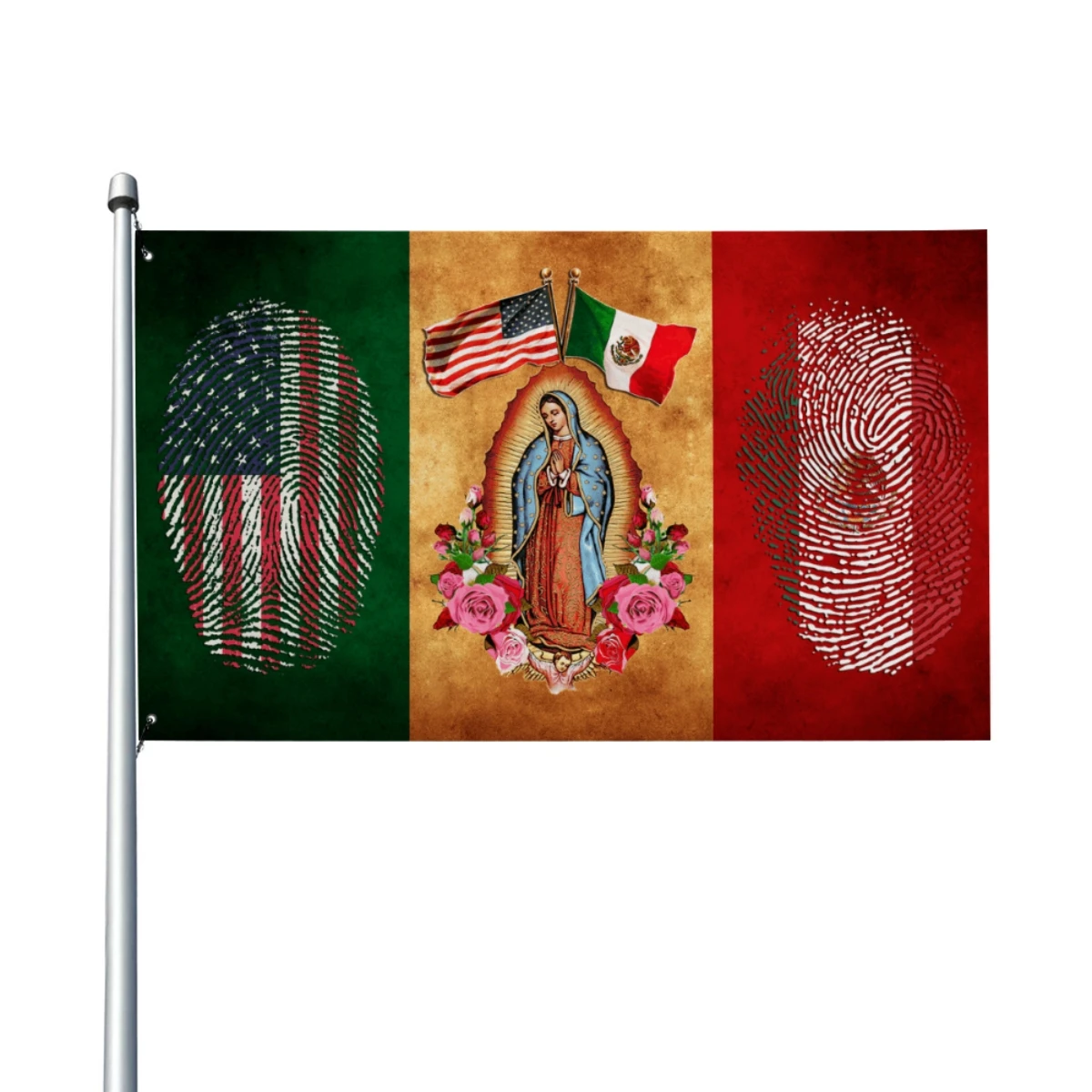 

American flag moxico Banner Size Pattern Logo Custom DIY Flag