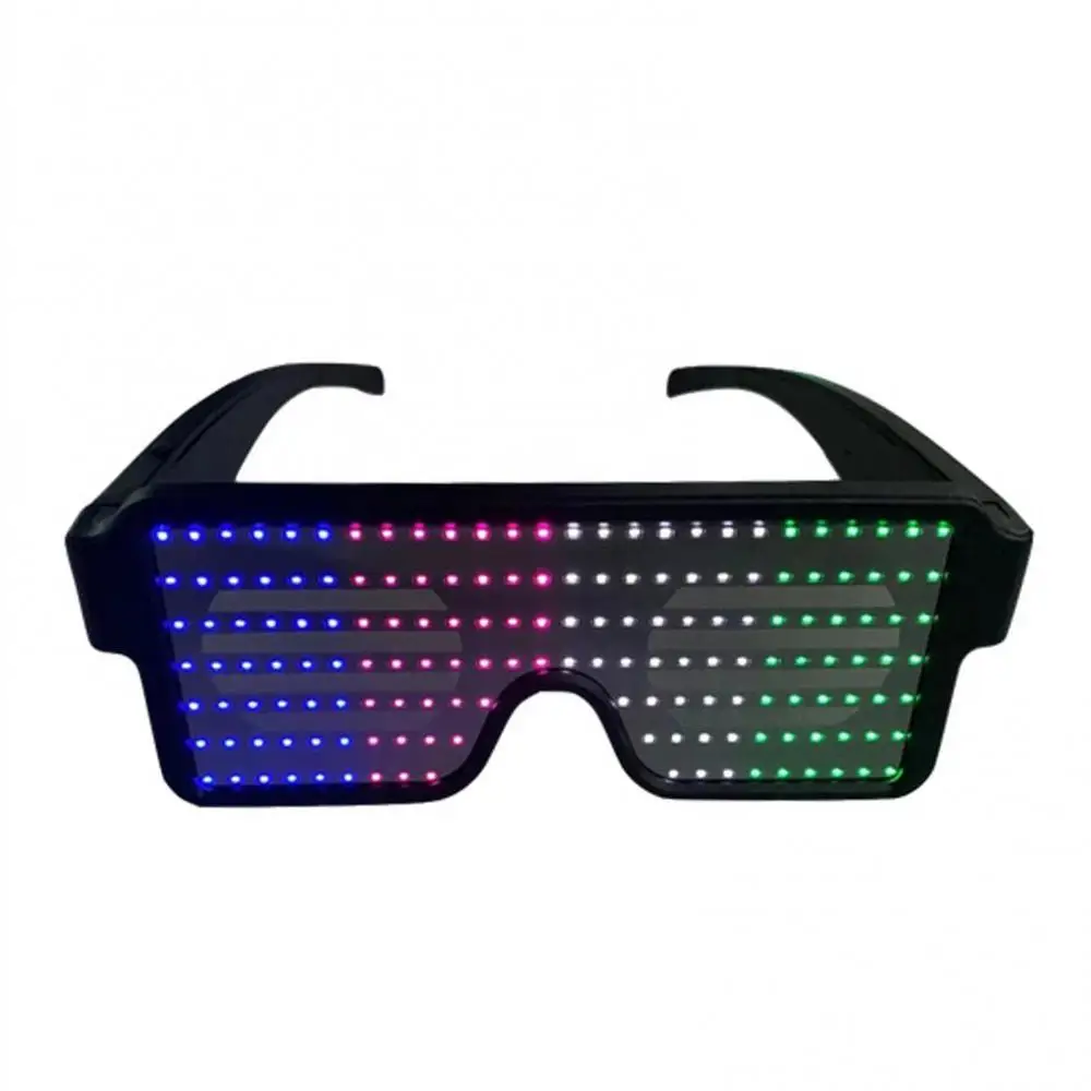 Electronic Eyeglasses with Luminous LED Light Party Props