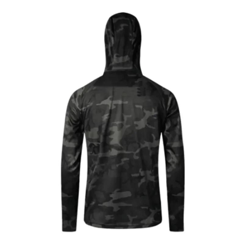 Hiking Outdoor Sports Jersey Men's Sun-Protection Fishing Clothes Hooded With Zipper Anti-UV UPF 50+ Breathable