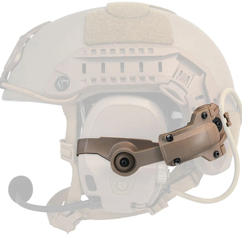 FMA FCS-TACTICAL AMP Headset Communication Wendy Helmet Connection Accessories Connection Bridge Camouflage Stickers Microphone
